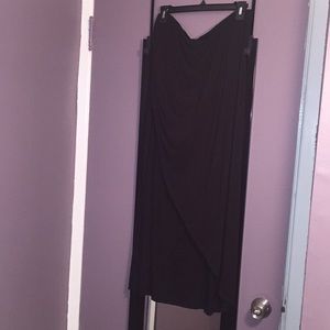 New York & Company Tulip Hem Maxi Skirt